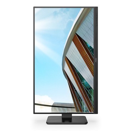 AOC Monitor U27P2 27 ", IPS, UHD, 3840 x 2160, 16:9, 4 ms, 350 cd/m², Black, Headphone out (3.5mm), 60 Hz AOC Monitor U27P2 27 ", IPS, UHD, 3840 x 2160, 16:9, 4 ms, 350 cd/m², Black, Headphone out (3.5mm), 60 Hz