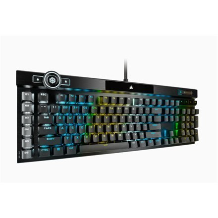Corsair K100 RGB Optical Mechanical Gaming Keyboard, US, Wired, Black/Red Corsair K100 RGB Optical Mechanical Gaming Keyboard, US, Wired, Black/Red