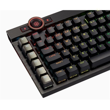 Corsair K100 RGB Optical Mechanical Gaming Keyboard, US, Wired, Black/Red Corsair K100 RGB Optical Mechanical Gaming Keyboard, US, Wired, Black/Red