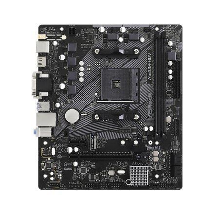 ASRock A520M-HDV Processor family AMD, Processor socket AM4, DDR4 DIMM, Memory slots 2, Supported hard disk drive interfaces SA ASRock A520M-HDV Processor family AMD, Processor socket AM4, DDR4 DIMM, Memory slots 2, Supported hard disk drive interfaces SA