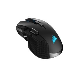 Corsair IRONCLAW RGB WIRELESS Wireless / Wired, 18000 DPI, Wireless connection, Rechargeable, Black