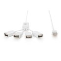Digitus USB 2.0 Cable Hub, 4-Port 4x USB A/F, 1x USB A male, DC2.5mm (PSU not incl.) DA-70216 Digitus USB 2.0 Cable Hub, 4-Port 4x USB A/F, 1x USB A male, DC2.5mm (PSU not incl.) DA-70216