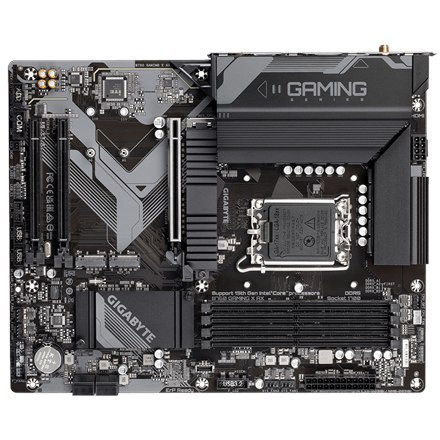 Gigabyte B760 GAMING X AX 1.1 M/B Processor family Intel, Processor socket LGA1700, DDR5 DIMM, Memory slots 4, Supported hard d Gigabyte B760 GAMING X AX 1.1 M/B Processor family Intel, Processor socket LGA1700, DDR5 DIMM, Memory slots 4, Supported hard d