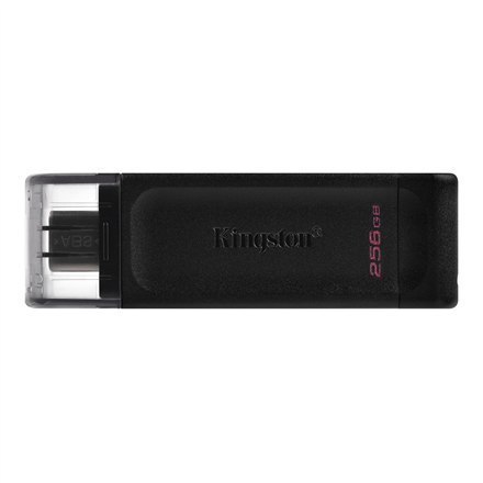 Kingston USB Flash Drive DataTraveler 70 256 GB, USB 3.2 Gen 1 Type-C, Black Kingston USB Flash Drive DataTraveler 70 256 GB, USB 3.2 Gen 1 Type-C, Black