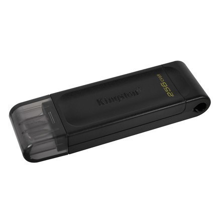 Kingston USB Flash Drive DataTraveler 70 256 GB, USB 3.2 Gen 1 Type-C, Black Kingston USB Flash Drive DataTraveler 70 256 GB, USB 3.2 Gen 1 Type-C, Black