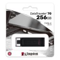 Kingston USB Flash Drive DataTraveler 70 256 GB, USB 3.2 Gen 1 Type-C, Black Kingston USB Flash Drive DataTraveler 70 256 GB, USB 3.2 Gen 1 Type-C, Black