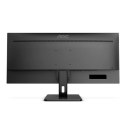 AOC Monitor U34E2M 34 ", VA, WQHD, 3440 x 1440, 21:9, 4 ms, 300 cd/m², Black, 100 Hz, HDMI ports quantity 2 AOC Monitor U34E2M 34 ", VA, WQHD, 3440 x 1440, 21:9, 4 ms, 300 cd/m², Black, 100 Hz, HDMI ports quantity 2