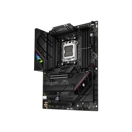 Asus ROG STRIX B650E-F GAMING WIFI Processor family AMD, Processor socket AM5, DDR5 DIMM, Memory slots 4, Supported hard disk dr Asus ROG STRIX B650E-F GAMING WIFI Processor family AMD, Processor socket AM5, DDR5 DIMM, Memory slots 4, Supported hard disk dr
