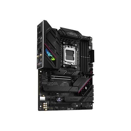 Asus ROG STRIX B650E-F GAMING WIFI Processor family AMD, Processor socket AM5, DDR5 DIMM, Memory slots 4, Supported hard disk dr Asus ROG STRIX B650E-F GAMING WIFI Processor family AMD, Processor socket AM5, DDR5 DIMM, Memory slots 4, Supported hard disk dr