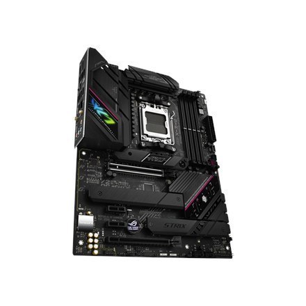 Asus ROG STRIX B650E-F GAMING WIFI Processor family AMD, Processor socket AM5, DDR5 DIMM, Memory slots 4, Supported hard disk dr Asus ROG STRIX B650E-F GAMING WIFI Processor family AMD, Processor socket AM5, DDR5 DIMM, Memory slots 4, Supported hard disk dr