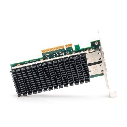 Digitus 10Gbps Dual Port Ethernet Server adapter PCIe X8, Intel X540 BT2 DN-10163 Digitus 10Gbps Dual Port Ethernet Server adapter PCIe X8, Intel X540 BT2 DN-10163