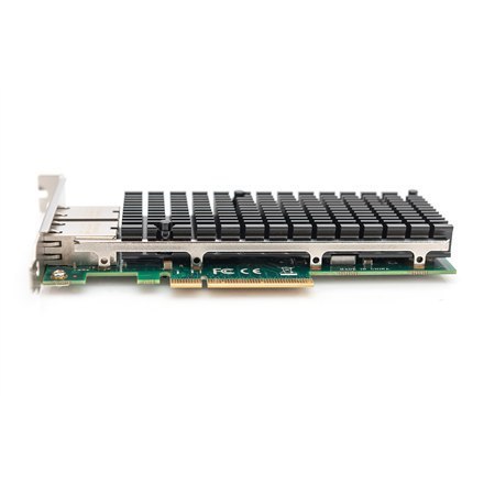 Digitus 10Gbps Dual Port Ethernet Server adapter PCIe X8, Intel X540 BT2 DN-10163 Digitus 10Gbps Dual Port Ethernet Server adapter PCIe X8, Intel X540 BT2 DN-10163