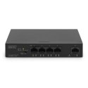 Digitus 4 Port Gigabit PoE Switch DN-95330-1 10/100/1000 Mbps (RJ-45), Unmanaged, Desktop, Ethernet LAN (RJ-45) ports 4 Digitus 4 Port Gigabit PoE Switch DN-95330-1 10/100/1000 Mbps (RJ-45), Unmanaged, Desktop, Ethernet LAN (RJ-45) ports 4