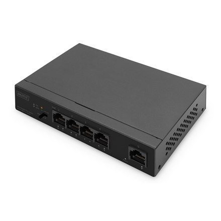 Digitus 4 Port Gigabit PoE Switch DN-95330-1 10/100/1000 Mbps (RJ-45), Unmanaged, Desktop, Ethernet LAN (RJ-45) ports 4 Digitus 4 Port Gigabit PoE Switch DN-95330-1 10/100/1000 Mbps (RJ-45), Unmanaged, Desktop, Ethernet LAN (RJ-45) ports 4