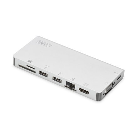 Digitus USB-C Multiport Travel Dock DA-70866 Digitus USB-C Multiport Travel Dock DA-70866