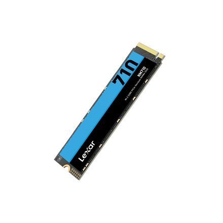Lexar M.2 NVMe SSD NM710 2000 GB, SSD form factor M.2 2280, SSD interface PCIe Gen4x4, Write speed 4500 MB/s, Read speed 4850 MB Lexar M.2 NVMe SSD NM710 2000 GB, SSD form factor M.2 2280, SSD interface PCIe Gen4x4, Write speed 4500 MB/s, Read speed 4850 MB