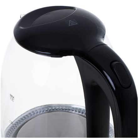 Mesko Kettle MS 1302b Electric, 2200 W, 1.7 L, Glass, 360° rotational base, Black Mesko Kettle MS 1302b Electric, 2200 W, 1.7 L, Glass, 360° rotational base, Black