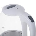 Mesko Kettle MS 1302w Electric, 2200 W, 1.7 L, Glass, 360° rotational base, White Mesko Kettle MS 1302w Electric, 2200 W, 1.7 L, Glass, 360° rotational base, White