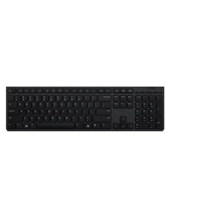Lenovo Professional Wireless Rechargeable Keyboard 4Y41K04068 US, Grey, Scissors switch keys Lenovo Professional Wireless Rechargeable Keyboard 4Y41K04068 US, Grey, Scissors switch keys