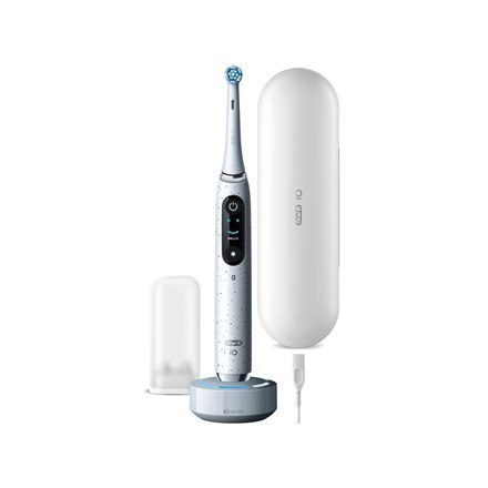 Oral-B Electric Toothbrush iO10 Series Rechargeable, For adults, Number of brush heads included 1, Stardust White, Number of tee Oral-B Electric Toothbrush iO10 Series Rechargeable, For adults, Number of brush heads included 1, Stardust White, Number of tee