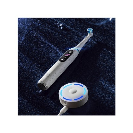 Oral-B Electric Toothbrush iO10 Series Rechargeable, For adults, Number of brush heads included 1, Stardust White, Number of tee Oral-B Electric Toothbrush iO10 Series Rechargeable, For adults, Number of brush heads included 1, Stardust White, Number of tee