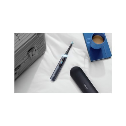 Oral-B Electric Toothbrush iO8 Series Duo Rechargeable, For adults, Number of brush heads included 2, Black Onyx/White, Number o Oral-B Electric Toothbrush iO8 Series Duo Rechargeable, For adults, Number of brush heads included 2, Black Onyx/White, Number o