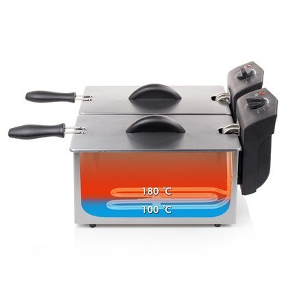 Tristar Double Fryer FR-6937 Power 2 x 1800 W, Capacity 6 L Tristar Double Fryer FR-6937 Power 2 x 1800 W, Capacity 6 L