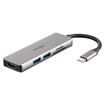 D-Link 5-in-1 USB-C™ Hub with HDMI and SD/microSD Card Reader DUB-M530 0.11 m D-Link 5-in-1 USB-C™ Hub with HDMI and SD/microSD Card Reader DUB-M530 0.11 m