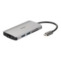 D-Link 8-in-1 USB-C Hub with HDMI/Ethernet/Card Reader/Power Delivery DUB-M810 0.15 m D-Link 8-in-1 USB-C Hub with HDMI/Ethernet/Card Reader/Power Delivery DUB-M810 0.15 m