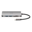 D-Link 8-in-1 USB-C Hub with HDMI/Ethernet/Card Reader/Power Delivery DUB-M810 0.15 m D-Link 8-in-1 USB-C Hub with HDMI/Ethernet/Card Reader/Power Delivery DUB-M810 0.15 m