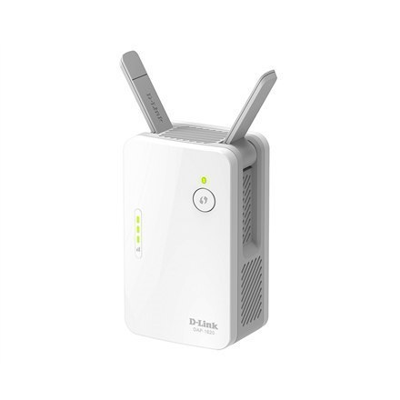 D-Link AC1300 Wi-Fi Range Extender DAP-1620 802.11ac, 400+867 Mbit/s, 10/100/1000 Mbit/s, Ethernet LAN (RJ-45) ports 1, MU-MiMO D-Link AC1300 Wi-Fi Range Extender DAP-1620 802.11ac, 400+867 Mbit/s, 10/100/1000 Mbit/s, Ethernet LAN (RJ-45) ports 1, MU-MiMO