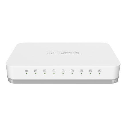 D-Link Switch GO-SW-8G/E Unmanaged, Desktop, 1 Gbps (RJ-45) ports quantity 8 D-Link Switch GO-SW-8G/E Unmanaged, Desktop, 1 Gbps (RJ-45) ports quantity 8