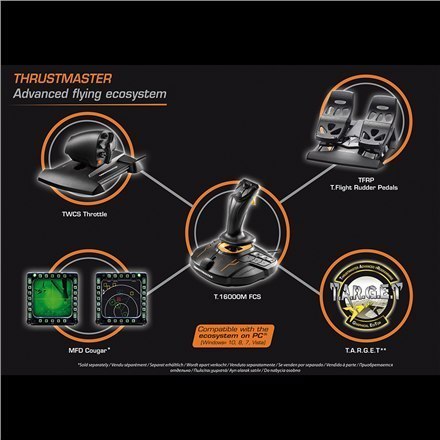 Thrustmaster Joystick T 16000M Flight Pack Black Thrustmaster Joystick T 16000M Flight Pack Black