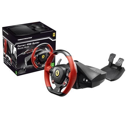 Thrustmaster Steering Wheel Ferrari 458 Spider Racing Wheel Black/Red Thrustmaster Steering Wheel Ferrari 458 Spider Racing Wheel Black/Red
