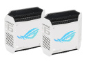 Asus Wifi 6 802.11ax Tri-band Gigabit Gaming Mesh System GT6 ROG Rapture (2-Pack) 802.11ax, 10/100/1000 Mbit/s, Ethernet LAN (RJ