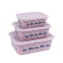 Stoneline Awave Set of storage box 21940 3 pc(s), Dishwasher proof, Rose Stoneline Awave Set of storage box 21940 3 pc(s), Dishwasher proof, Rose