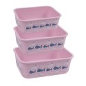 Stoneline Awave Set of storage box 21940 3 pc(s), Dishwasher proof, Rose Stoneline Awave Set of storage box 21940 3 pc(s), Dishwasher proof, Rose
