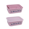 Stoneline Awave Set of storage box 21940 3 pc(s), Dishwasher proof, Rose Stoneline Awave Set of storage box 21940 3 pc(s), Dishwasher proof, Rose