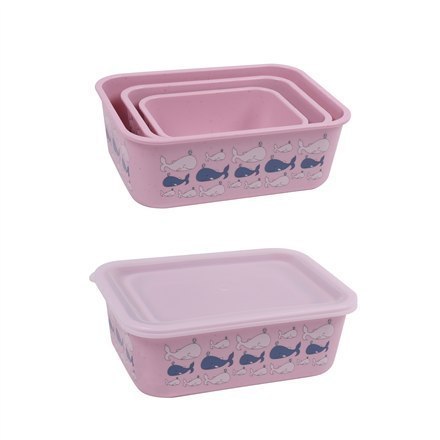 Stoneline Awave Set of storage box 21940 3 pc(s), Dishwasher proof, Rose Stoneline Awave Set of storage box 21940 3 pc(s), Dishwasher proof, Rose