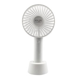 Adler Fan AD 7331w Portable Mini Fan USB, Number of speeds 3, 4.5 W, Diameter 9 cm, White