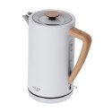 Adler Kettle AD 1347w Electric, 2200 W, 1.5 L, Stainless steel, 360° rotational base, White Adler Kettle AD 1347w Electric, 2200 W, 1.5 L, Stainless steel, 360° rotational base, White