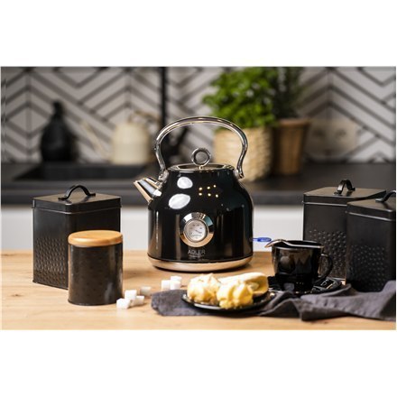 Adler Kettle with a Thermomete AD 1346b Electric, 2200 W, 1.7 L, Stainless steel, 360° rotational base, Black Adler Kettle with a Thermomete AD 1346b Electric, 2200 W, 1.7 L, Stainless steel, 360° rotational base, Black