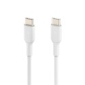 Belkin BOOST CHARGE CAB003bt2MWH USB-C to USB-C, 2 m, White Belkin BOOST CHARGE CAB003bt2MWH USB-C to USB-C, 2 m, White