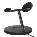 Belkin Pro MagSafe 3in1 Wireless Charging Stand + AC Power Adapter BOOST CHARGE Black, 15 W Belkin Pro MagSafe 3in1 Wireless Charging Stand + AC Power Adapter BOOST CHARGE Black, 15 W
