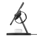 Belkin Pro MagSafe 3in1 Wireless Charging Stand + AC Power Adapter BOOST CHARGE Black, 15 W Belkin Pro MagSafe 3in1 Wireless Charging Stand + AC Power Adapter BOOST CHARGE Black, 15 W