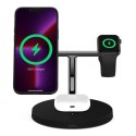 Belkin Pro MagSafe 3in1 Wireless Charging Stand + AC Power Adapter BOOST CHARGE Black, 15 W Belkin Pro MagSafe 3in1 Wireless Charging Stand + AC Power Adapter BOOST CHARGE Black, 15 W