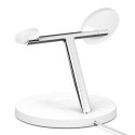 Belkin Pro MagSafe 3in1 Wireless Charging Stand + AC Power Adapter BOOST CHARGE White, 15 W Belkin Pro MagSafe 3in1 Wireless Charging Stand + AC Power Adapter BOOST CHARGE White, 15 W