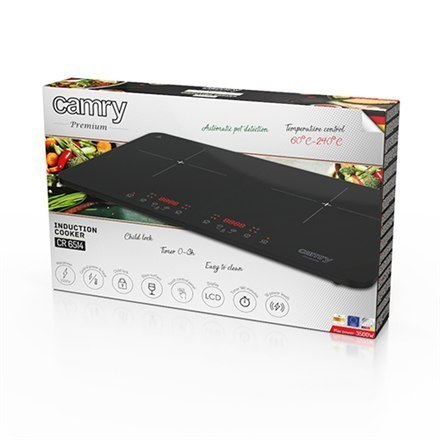 Camry Hob CR 6514 Number of burners/cooking zones 2, LCD Display, Black, Induction Camry Hob CR 6514 Number of burners/cooking zones 2, LCD Display, Black, Induction