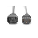 Digitus Power Cord extension cable H05VV-F3G 0. 75qmm, AK-440201-018-S 1.8 m, Black Digitus Power Cord extension cable H05VV-F3G 0. 75qmm, AK-440201-018-S 1.8 m, Black