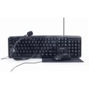 Gembird 4-in-1 Multimedia office set KBS-UO4-01 Wired, Mouse included, US Layout, Black Gembird 4-in-1 Multimedia office set KBS-UO4-01 Wired, Mouse included, US Layout, Black